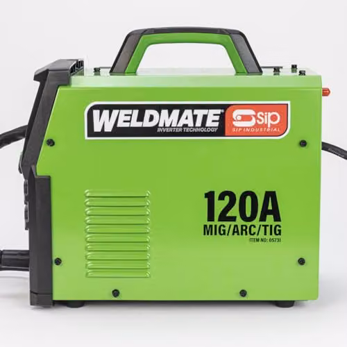 SIP Weldmate 120A 3-in-1 MIG ARC TIG Inverter Welding Machine, Green – 2