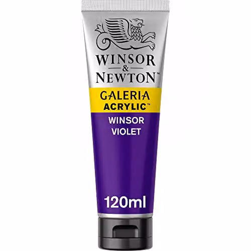 Winsor & Newton Galeria Acrylic Paint, Winsor Violet, 120ml – 3