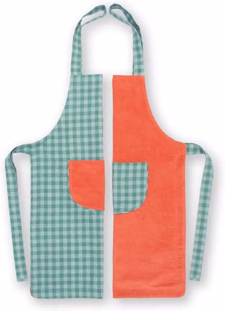 Kite Men's Multicolour Check Cotton Apron