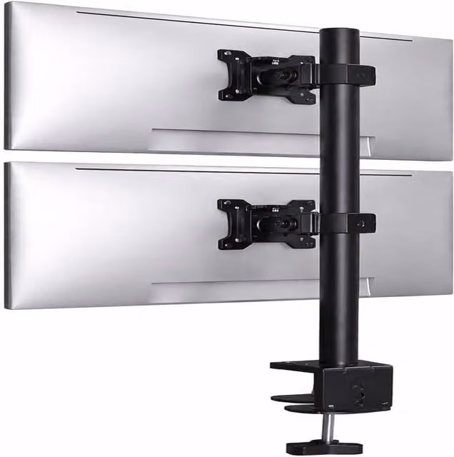 Futura Dual Vertical Monitor Stand - Black