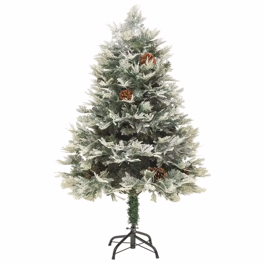 Berkfield Home Pre-lit Green Christmas Tree with Pine Cones, Height: 150 cm – 2