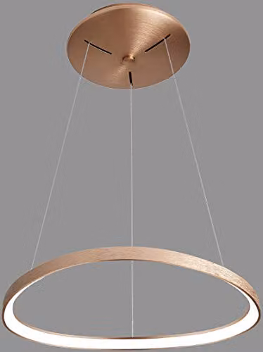 Netlighting Modern LED Ring Pendant Light in Gold, Warm White 3000K, 2640lm, Dimmable – 2