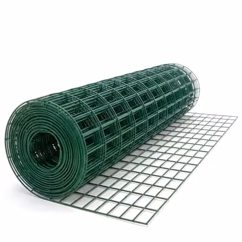 Gr8 Garden Green PVC Coated Steel Mesh Fence Roll