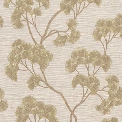 Rasch Elegant Homes Gingko Green Botanical Floral Art Nouveau Wallpaper Roll