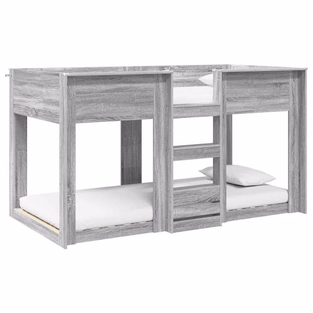 Berkfield Home Modern Two-Level Bunk Bed for Children in Grey, W/D/H: 90 x 190 cm – 2