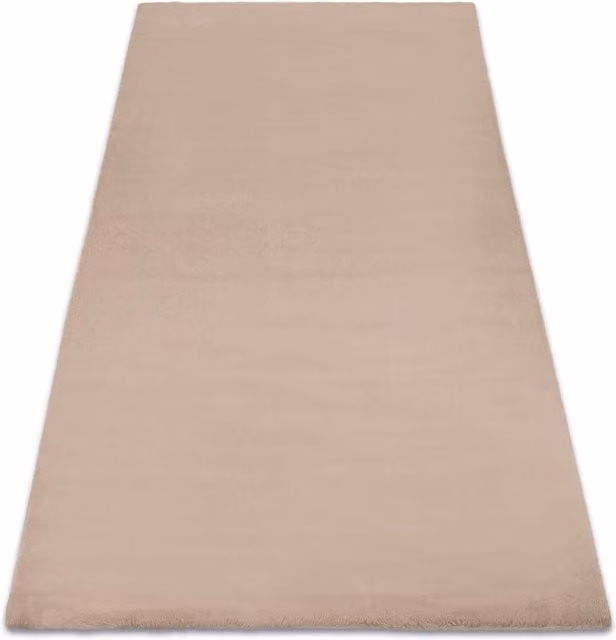 RugsX Bunny Rug in Brown and Beige, Faux Fur, W: 60 cm, L: 100 cm