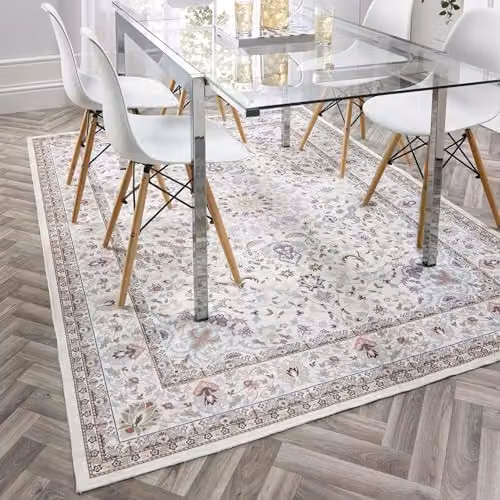 Phoenox Textiles Limited Origins Washable Windsor Rug, Grey, W: 160 cm, L: 230 cm – 2