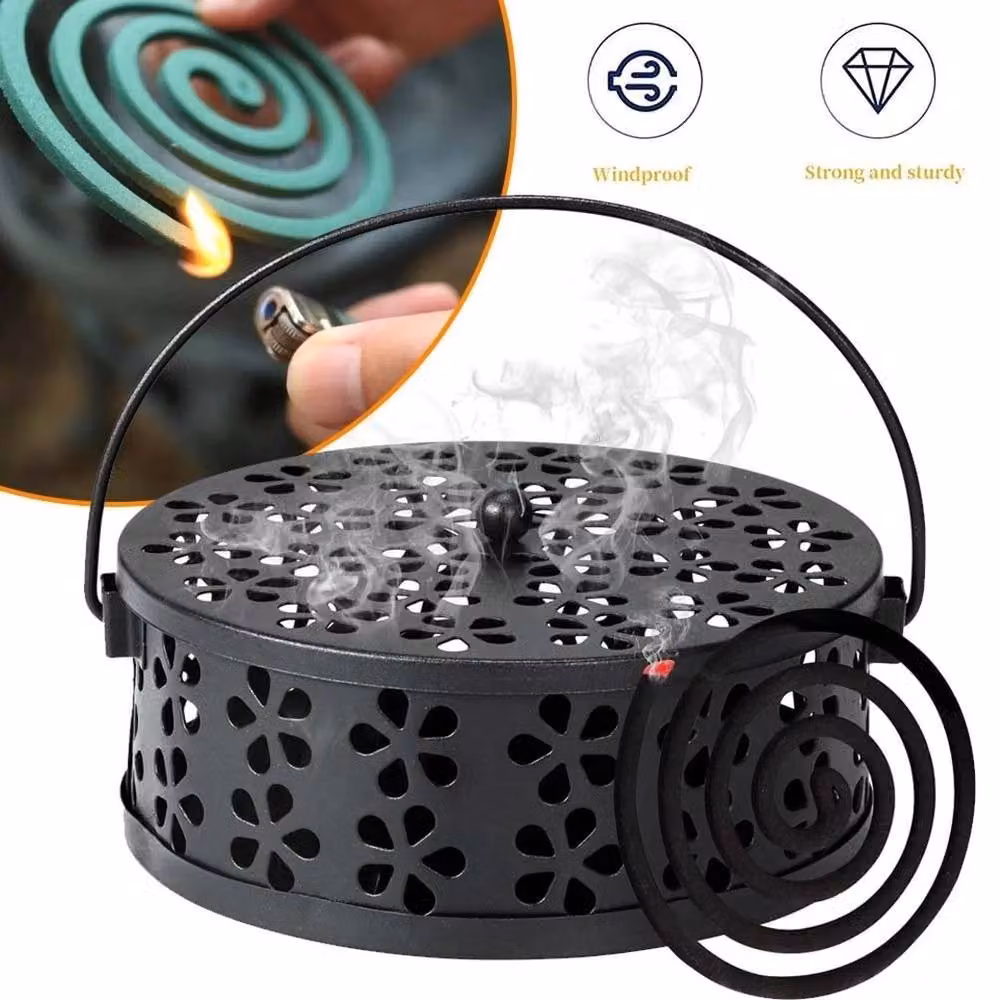 SPETLEK Portable Metal Mosquito Coil Holder, Black – 2