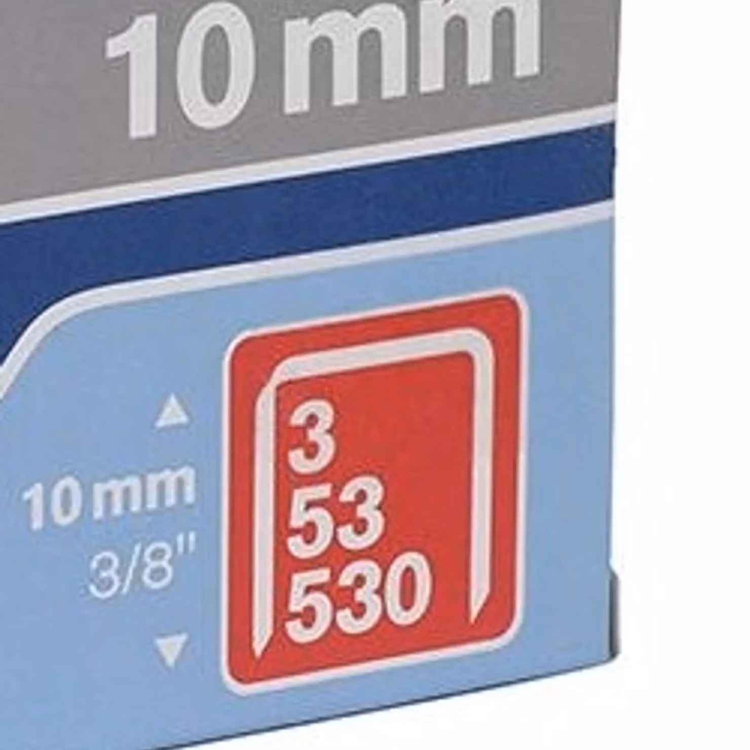 Rapid 53 Series Fine Wire Galvanised Steel Staples in Silver – 2