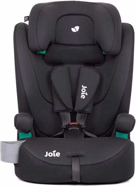 Joie Elevate R129 i-Size Forward Facing Car Seat in Grey and Black with Cup Holder