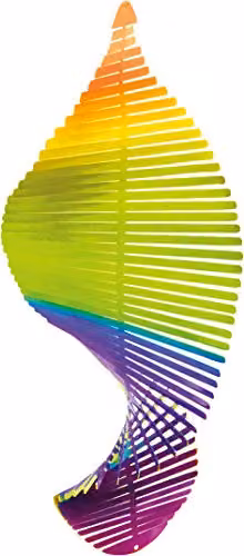 St Helens Home & Garden Rainbow Wind Spinner, Multicolour Hanging Metal Outdoor Accessory – 1