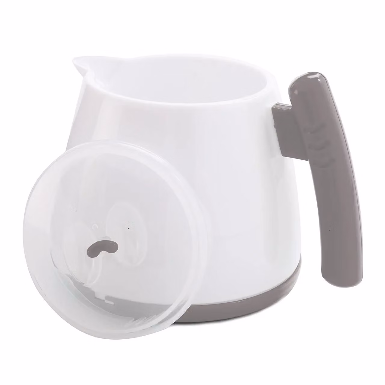 mysmartbuy Microwave Jug or Kettle with Lid and Stay Cool Handle, White, 800ml, H: 15.0 cm, W: 16.5 cm – 2