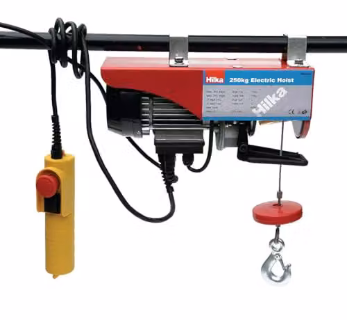 Hilka Electric Hoist with Remote Control in Red and Multicolour, W/D/H: 35.5 x 35.5 x 35.5 cm