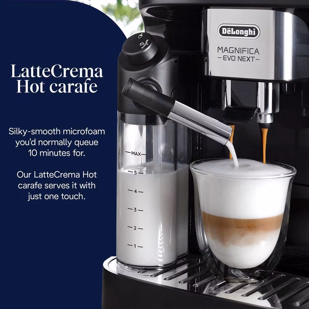 DeLonghi Magnifica Evo ECAM310.60.B Bean to Cup Coffee Machine with Touch Display in Black – 3