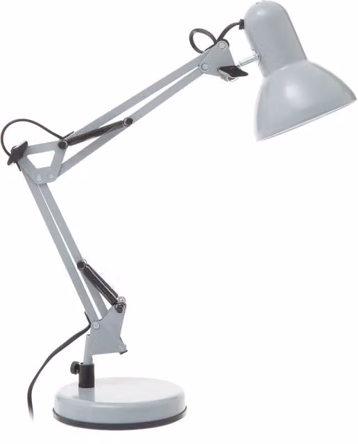 Orsina Studio Matte Grey Metal Adjustable Desk Lamp