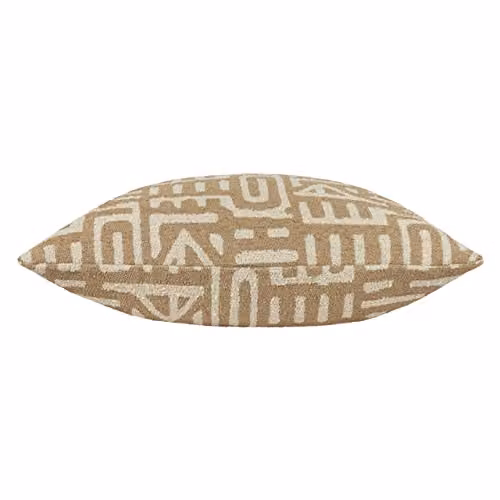 Riva Home Samos Square Polyester Filled Cushion, Brown, W/D/H: 60 x 60 x 60 cm – 2