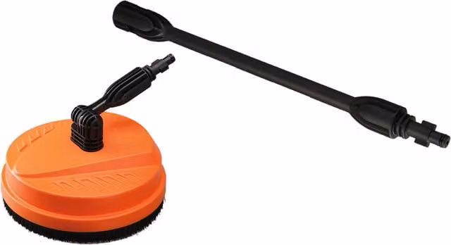 Saber Pressure Washer Patio Brush Kit - Orange and Black