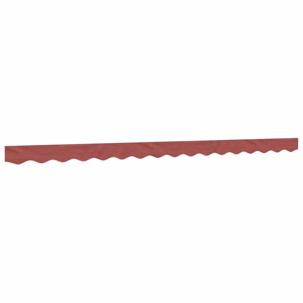 Berkfield Home Replacement Awning Valance Fabric, Burgundy Stripe, Red, Length: 4 m – 2