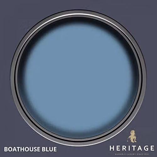 Dulux Trade Heritage Velvet Matt Emulsion Boathouse Blue, 2.5 l – 2