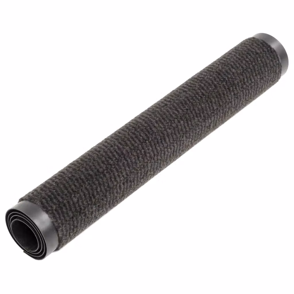 Berkfield Home Dust Control Mats, 2 Pack, Black, Rectangular, W: 90 cm, D: 150 cm – 2