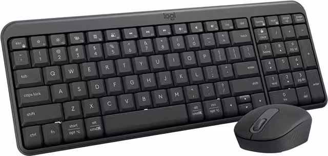 Logitech Bluetooth Wireless Mouse and Keyboard Combo, US Layout, Black
