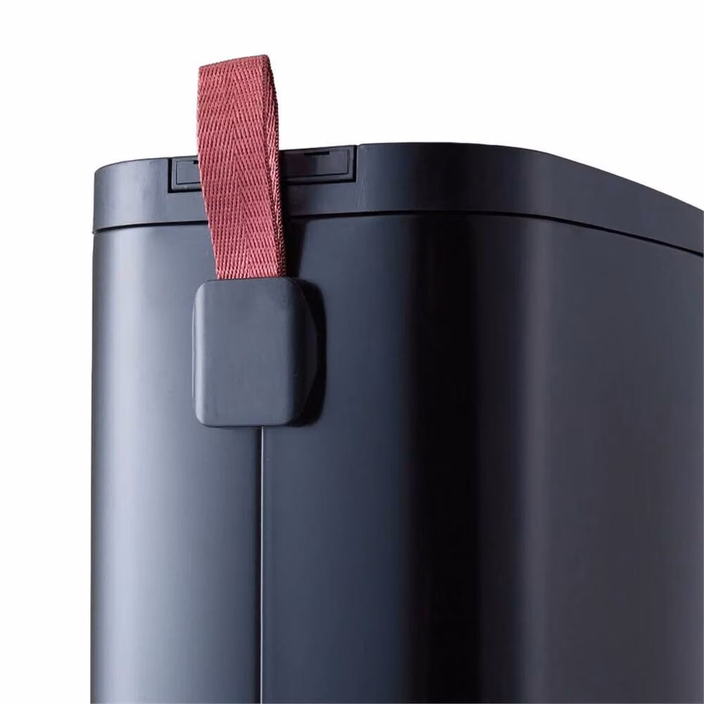 EONLION 5L Aromatherapy Foot Pedal Dustbin, Black, Diameter: 30 cm – 4