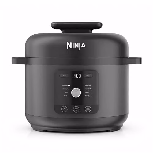 Ninja HyperHeat 9-in-1 Pressure Cooker and Slow Cooker, Black PC201UK