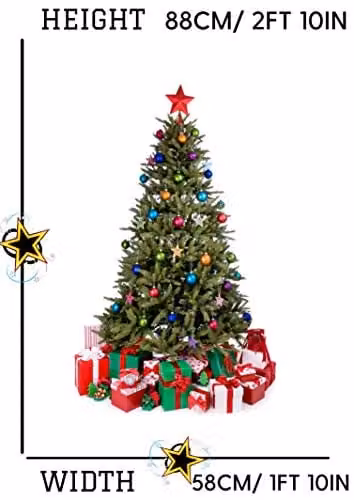Small Brown Paper Star Cutouts for Christmas Decoration – 1