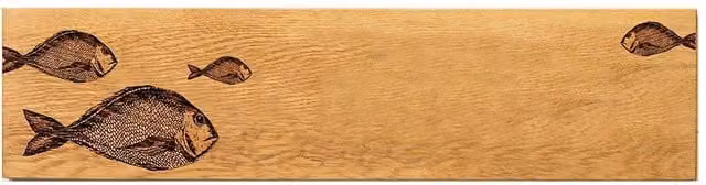 Selbrae House Large Rectangular Oak Serving Platter in Light Brown