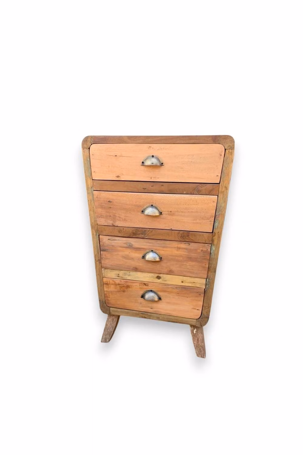 KDMD Handmade Teak 4 Drawer Storage Chest in Brown – 2