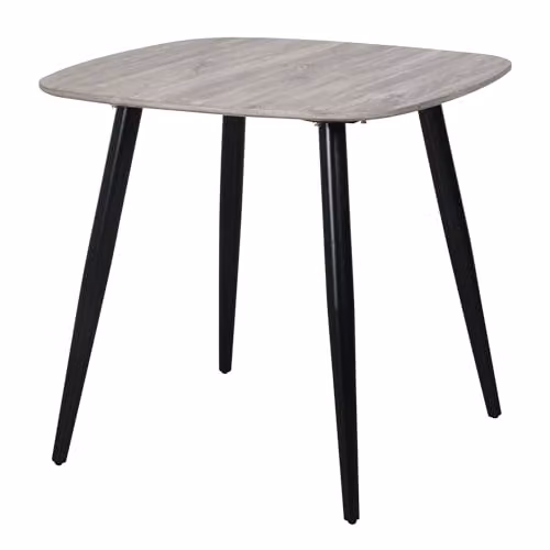Core Products Aspen Square Grey Oak Dining Table, W/D/H: 80 x 80 x 75 cm – 1