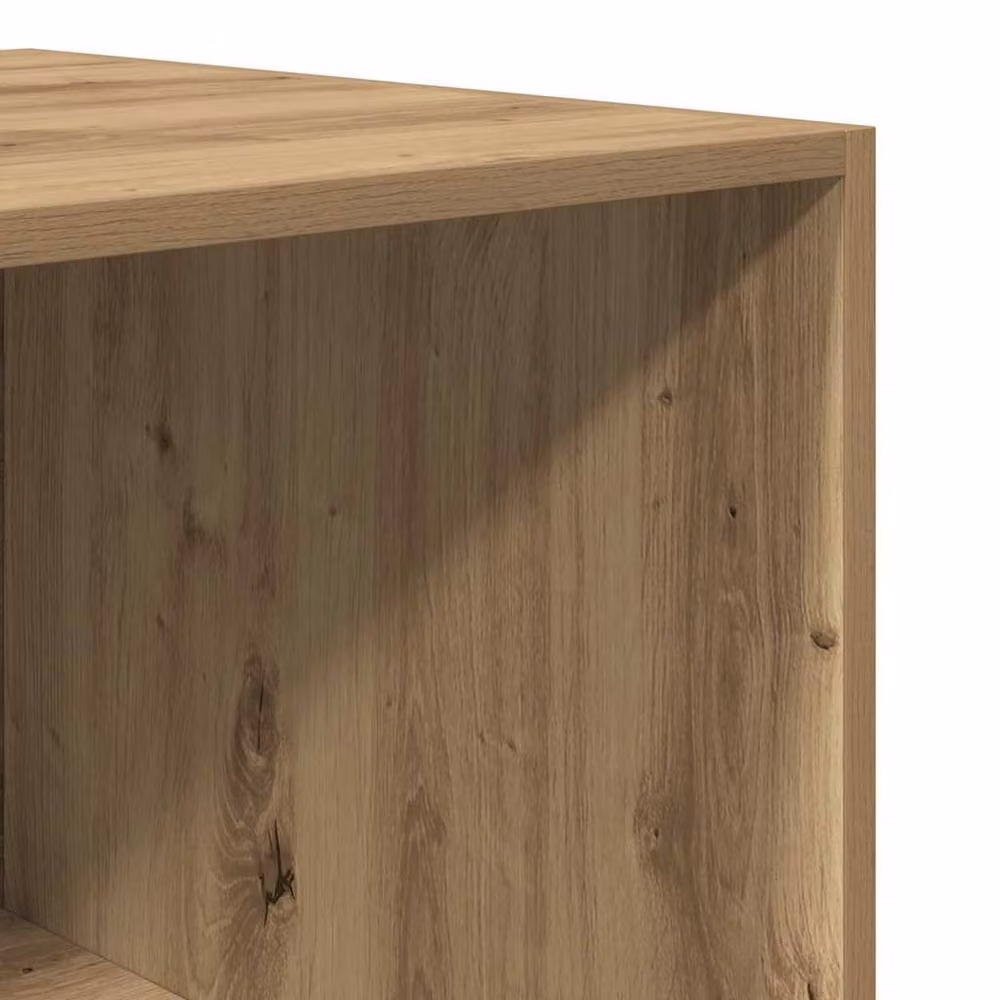 Berkfield Home Artisan Oak Wardrobe in Brown, W/D/H: 80 x 50 x 200 cm – 3
