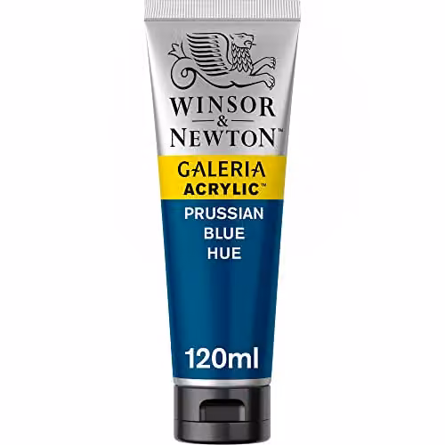 Winsor & Newton Galeria Acrylic Paint, Prussian Blue, 120ml – 2