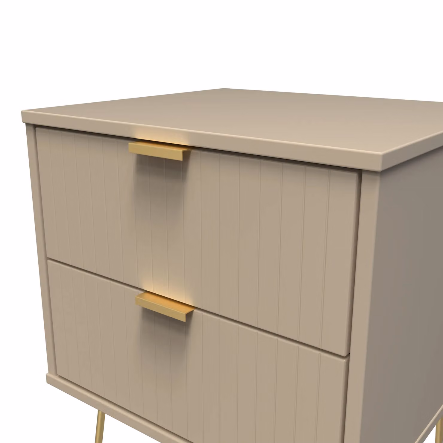 2 U Bexley 2 Drawer Bedside Cabinet in Light Brown – 2