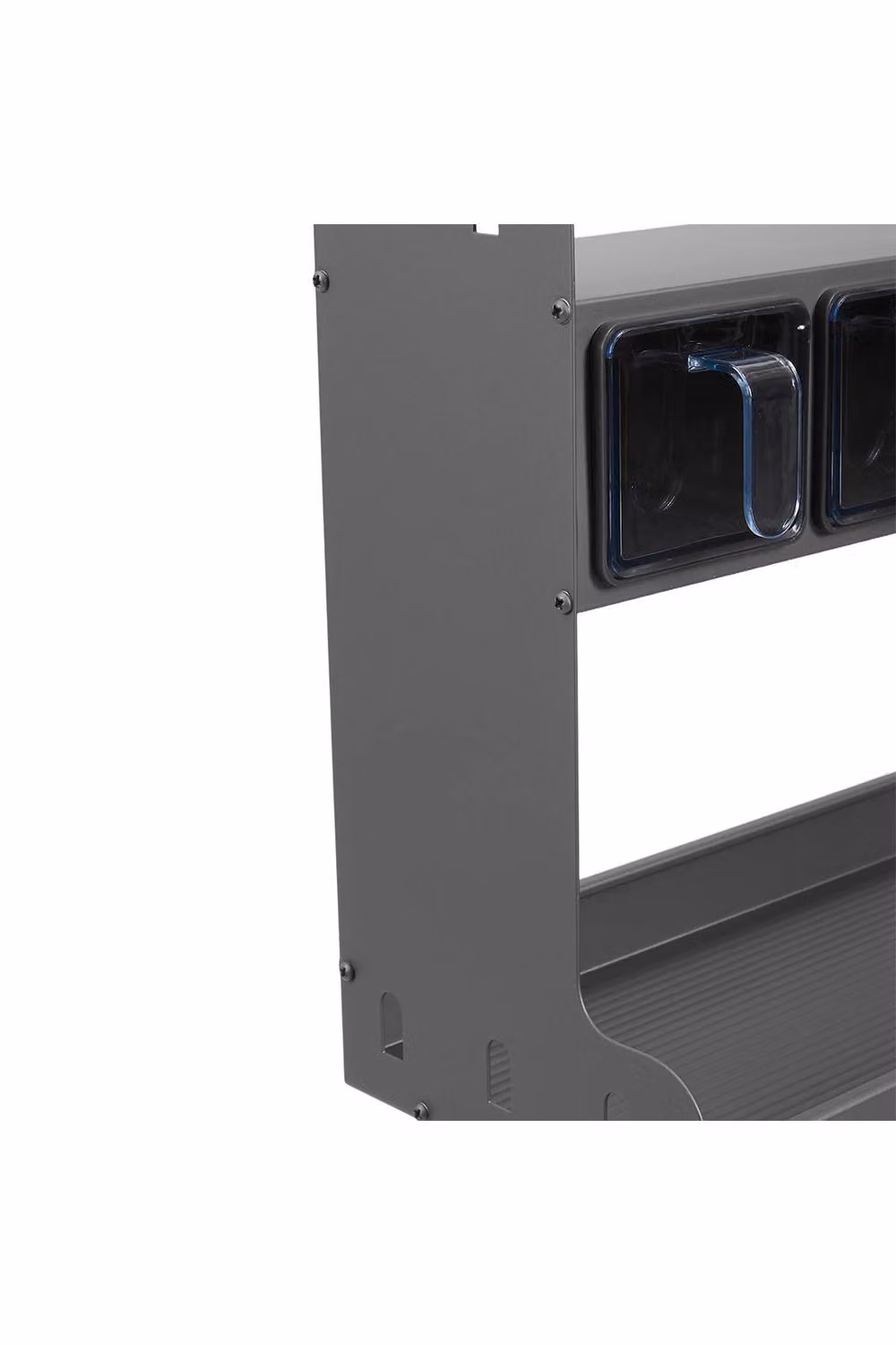 Garden Sanctuary 3-Tier Kitchen Spice Rack with Seasoning Boxes in Grey, W/D/H: 43.5 x 28.5 x 1.0 cm – 3
