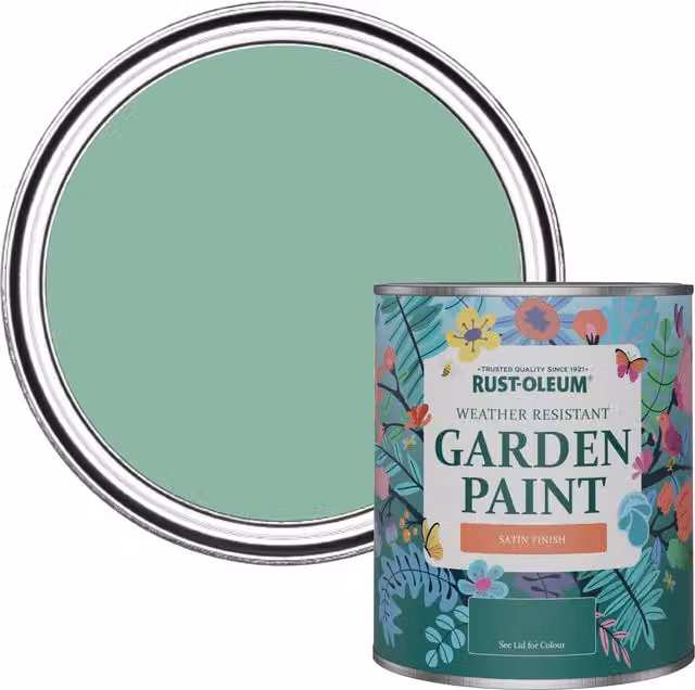 Rust-Oleum Wanderlust Garden Paint in Green Satin Finish, 0.75 l