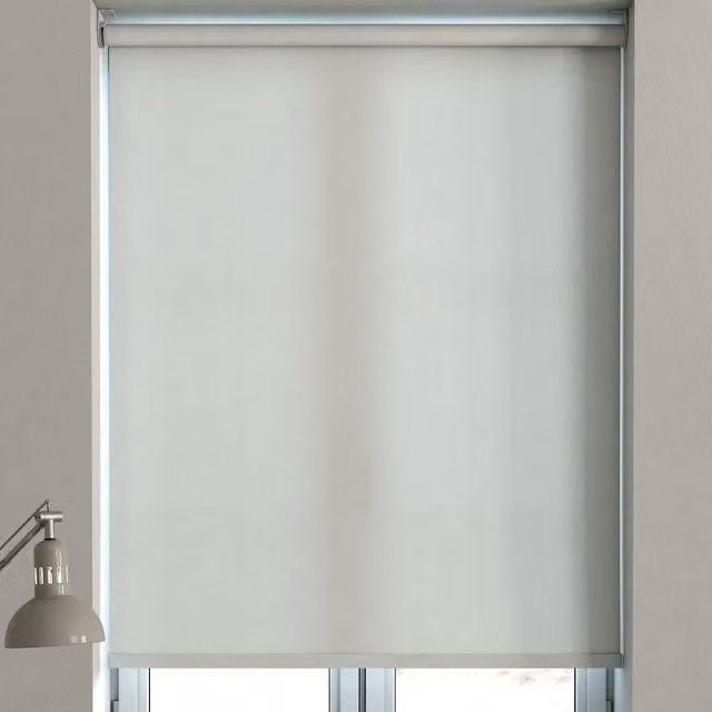 Terrys Riviera Whisper Made to Measure Semi-Transparent Roller Blind in White
