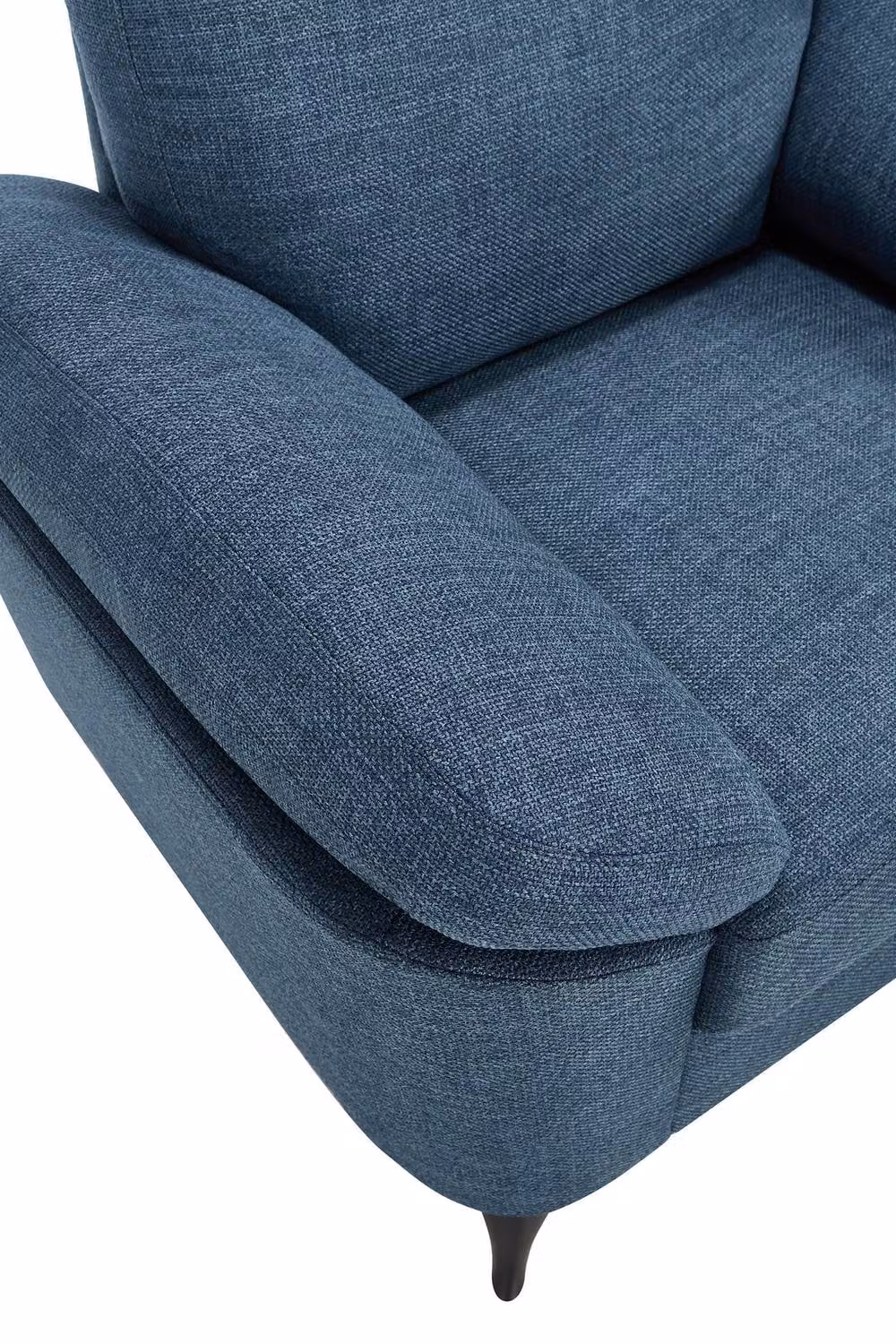 More4Homes Malmo Scandi Style Blue Fabric 1+3 Seater Sofa Set with Armchairs – 4