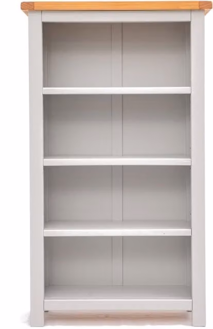 Cabinet Bits Argenta Grey Pine Bookcase with Adjustable Shelves, W/D/H: 70 x 25 x 120 cm