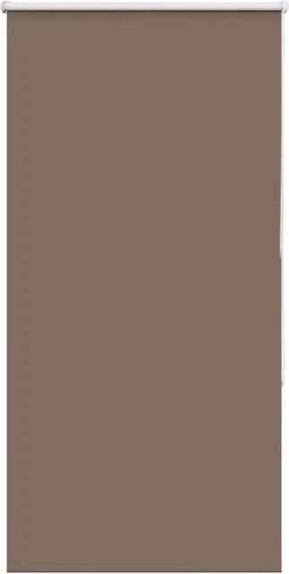 Berkfield Home Blackout Roller Blind, Brown Polyester, W: 80 cm, H: 150 cm