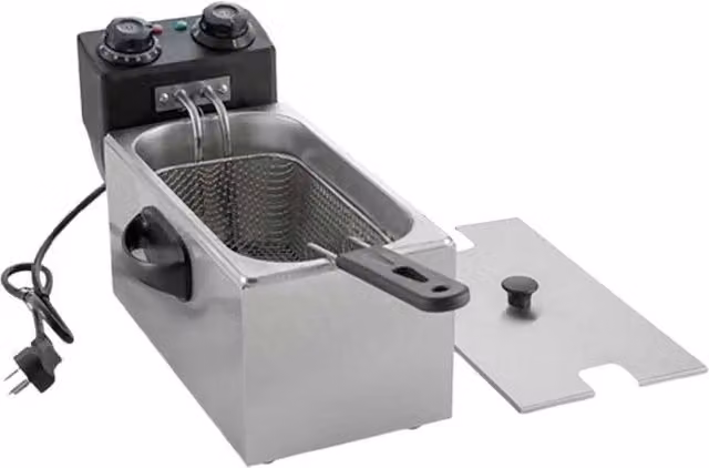 SPETLEK 3L Commercial Electric Deep Fryer in Silver Stainless Steel