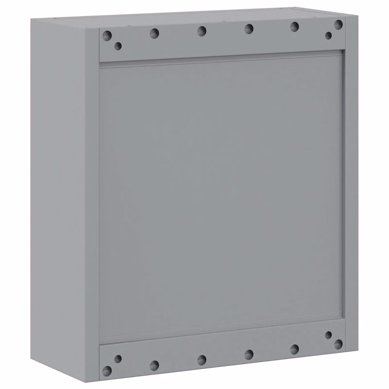 Berkfield Home Wall-Mounted Metal Tool Cabinet in Black and Grey, W/D/H: 50 x 20 x 55 cm – 4