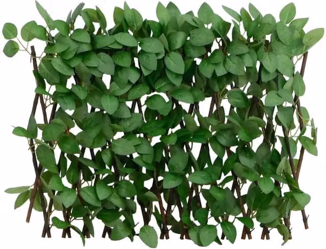 Berkfield Home Artificial Ivy Trellis Expandable Hedge, 5 Pieces, Green