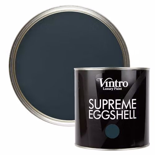 Vintro Lowry Grey Eggshell Paint for Walls, Wood and Trim, 2.5 l