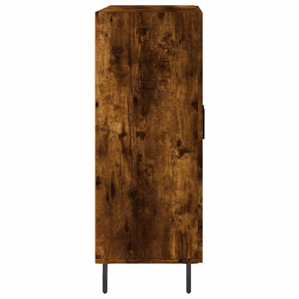Berkfield Home Smoked Oak Sideboard in Brown, W/D/H: 69.5 x 34 x 90 cm – 5