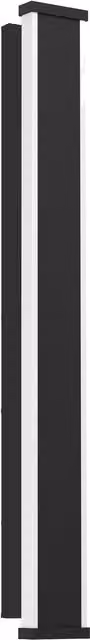 Eglo Neviano Black Rectangular LED Outdoor Wall Lamp with Up and Down Lighting – 3