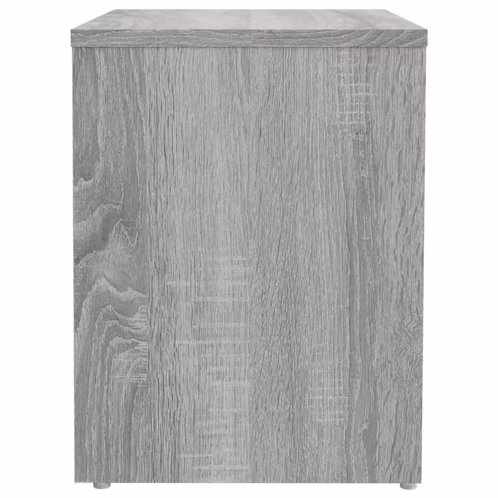 Berkfield Home Set of 2 Bedside Cabinets in Grey Sonoma, W/D/H: 40 x 30 x 40 cm – 4