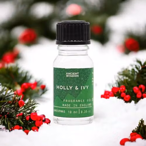 Ancient Wisdom Holly & Ivy Fragrance Oil 10ml – 3