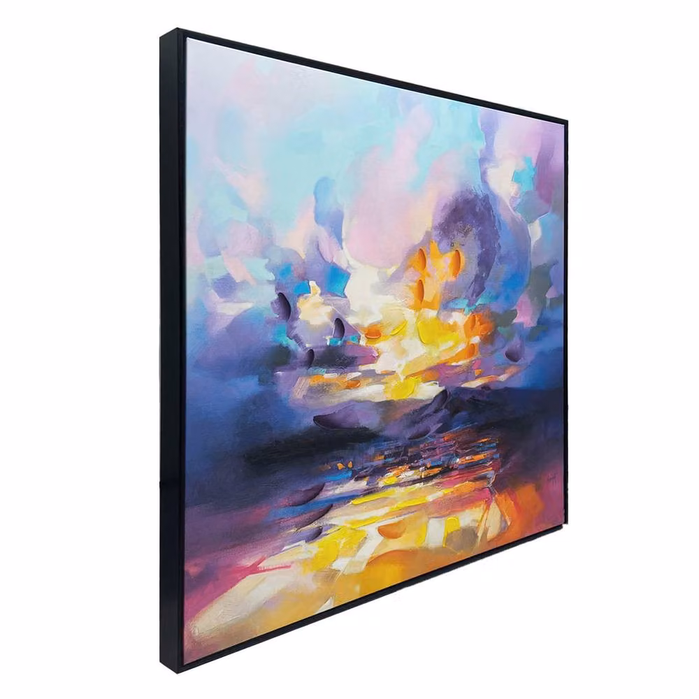 Scott Naismith Aerial Flow Multicolour Abstract Canvas Print – 2