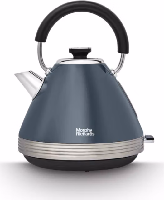 Morphy Richards Pyramid Retro Venture Kettle in Blue